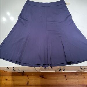 Coldwater Creek Deep Blue A-Line Skirt